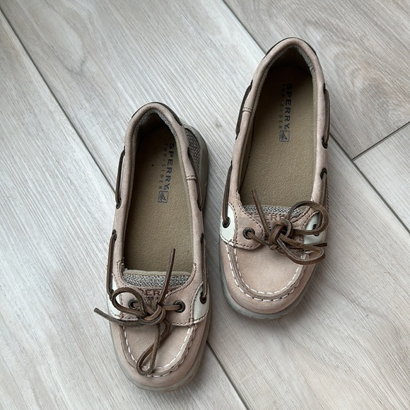 EUC Size 1 Sperry Brand Top-Slider Toddler Little Girls Casual Dress Shoes Flats - Picture 3 of 8